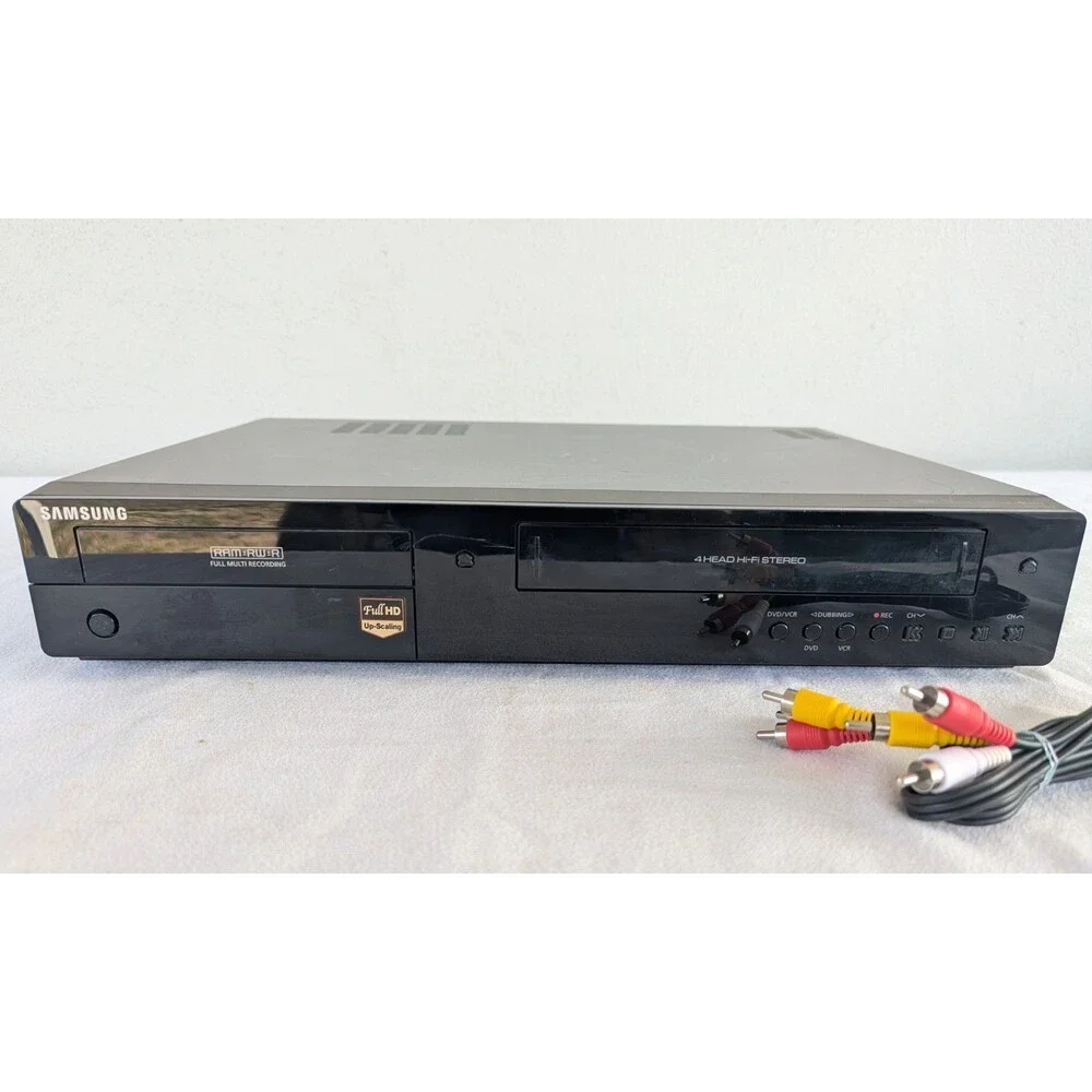 Samsung DVD-VR375  DVD/VCR Combo VHS To DVD Recorder Tested No Remote